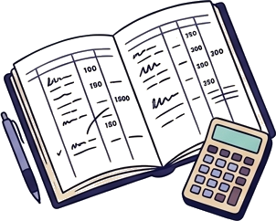 Enkel bokföringsmall i Excel-format